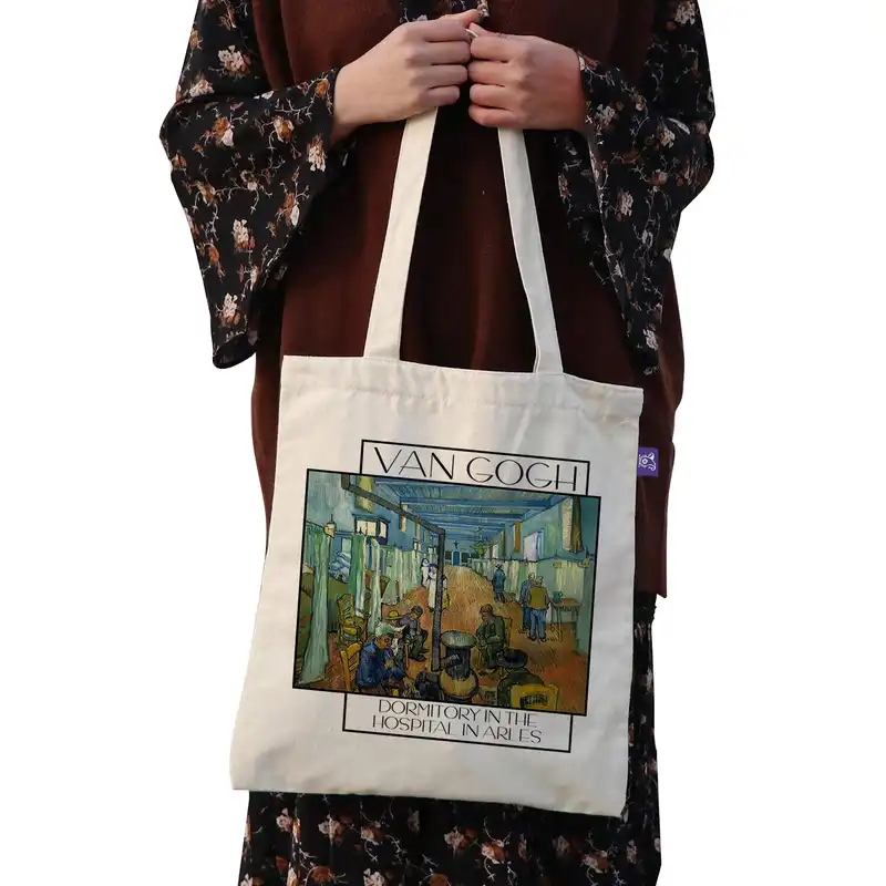 ساک خرید ترمه طراحان ایده مدل قایق های ماهیگیری از ونگوگ کد 0073 - S