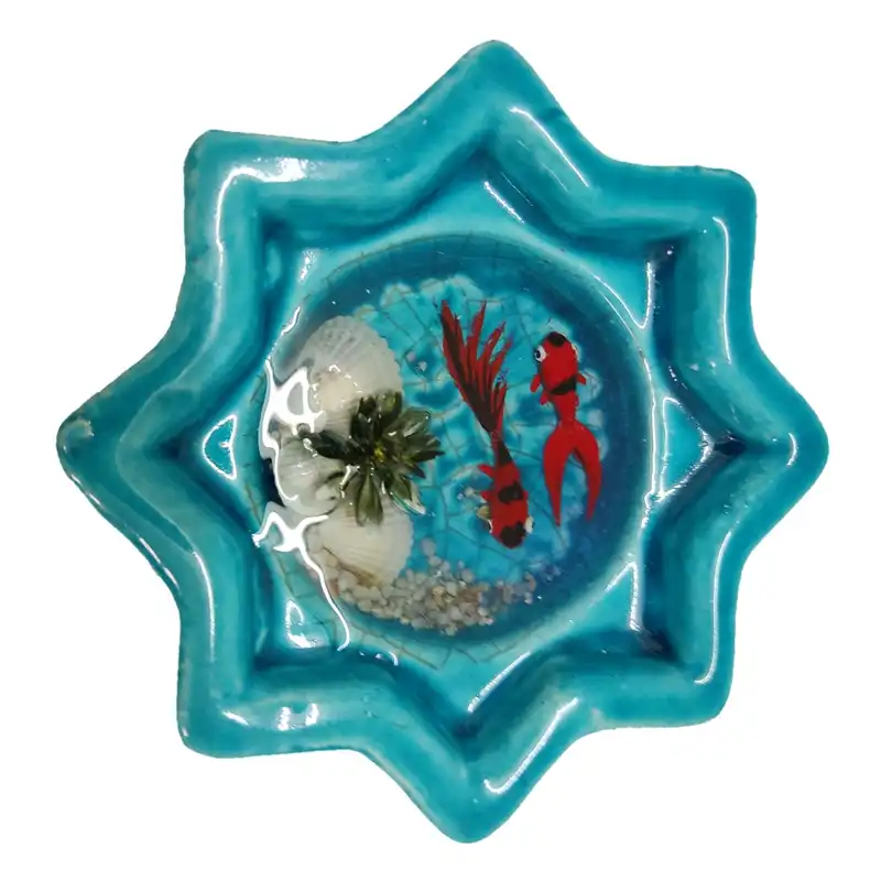 ظرف ماهی هفت سین سرامیکی مدل سه بعدی