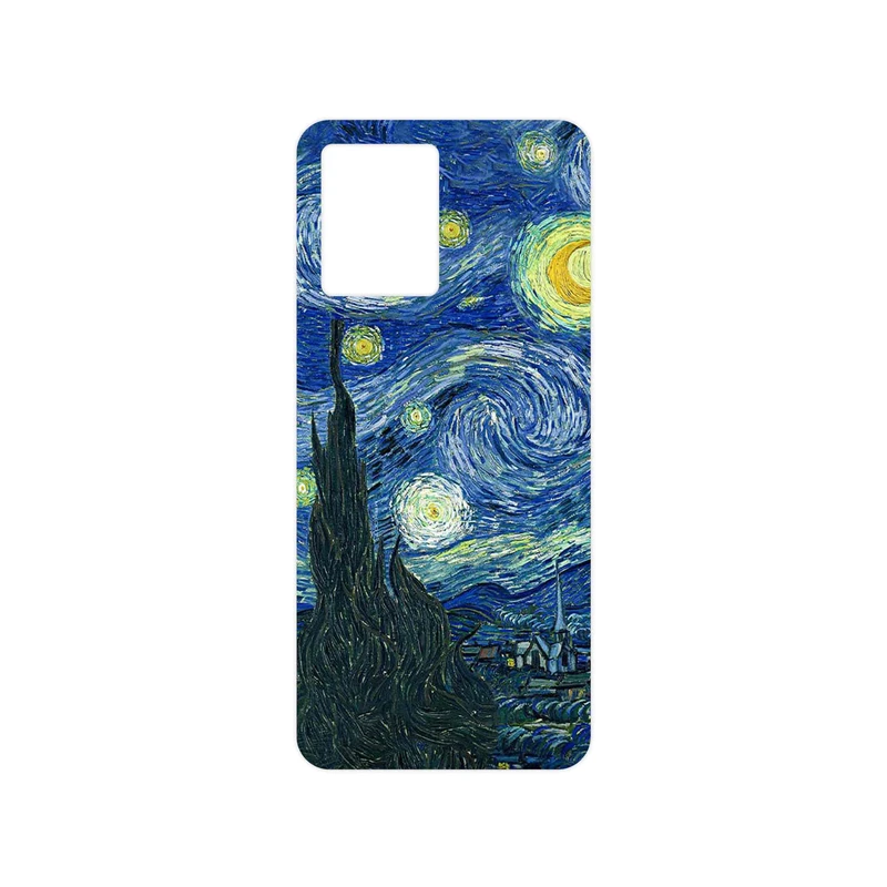 برچسب پوششی ماهوت مدل The Starry Night of van Gogh مناسب برای گوشی موبایل اپو Reno 8 4G