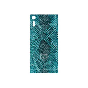 MAHOOT Blue Snake Skin Cover Sticker for Sony Xperia XZ