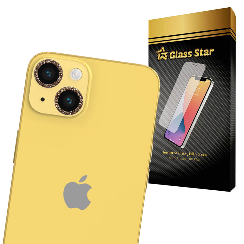 محافظ لنز دوربین گلس استار مدل BRILIANTS مناسب برای گوشی موبایل اپل iPhone 14
