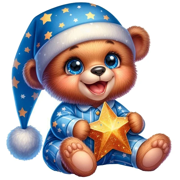 استیکر پارچه و لباس پاد آفرین طرح خرسی کد 1556