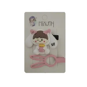 گیره مو دخترانه مدل انبری فانتزی کد L3 بسته 2 عددی