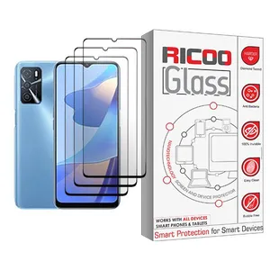 Ricoo Glass MIX003 Screen Protector For Oppo A16 Pack Of 3