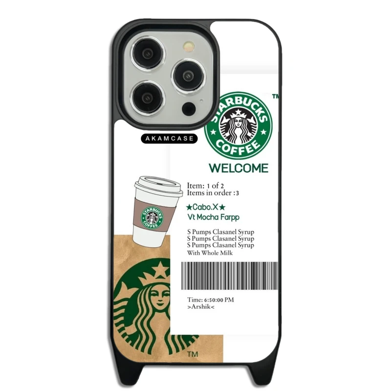 کاور آکام مدل AMCWLA15PRO-STARBUCKS5 مناسب برای گوشی موبایل اپل iPhone 15 Pro