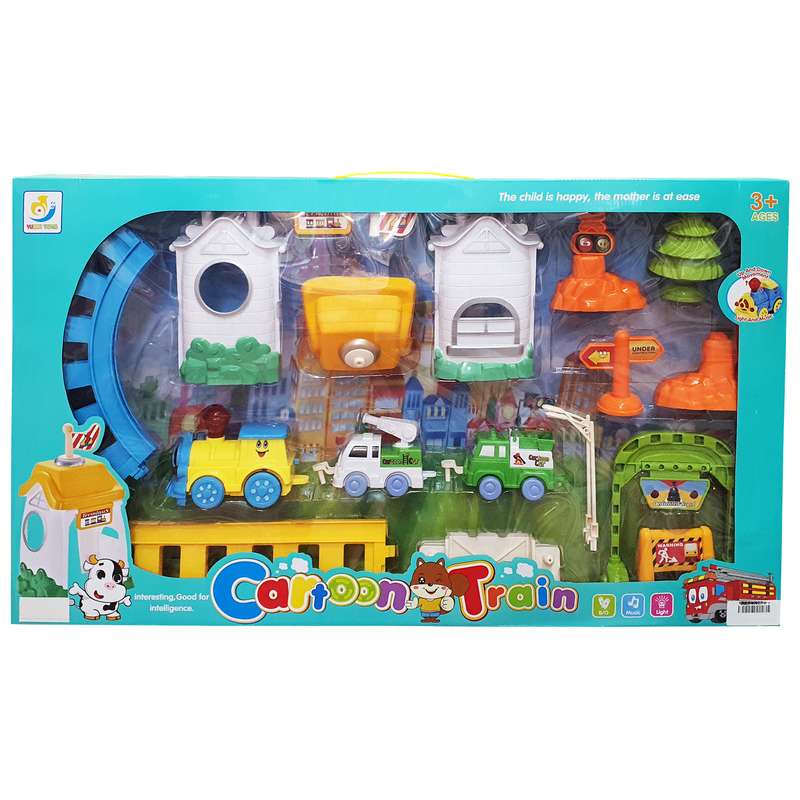قطار بازی مدل Cartoon train