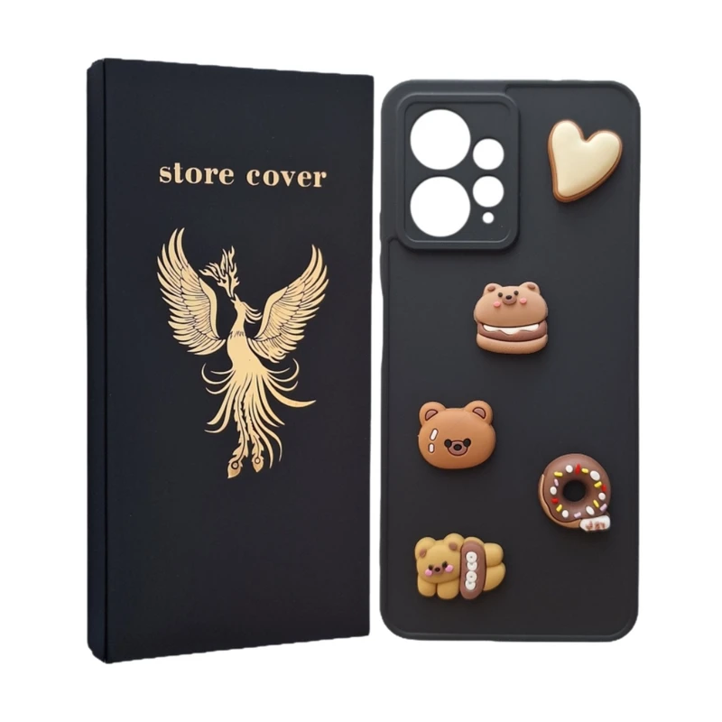 کاور استور کاور طرح کوکو برجسته مدل Note12 مناسب برای گوشی موبایل شیائومی Redmi Note 12 4G