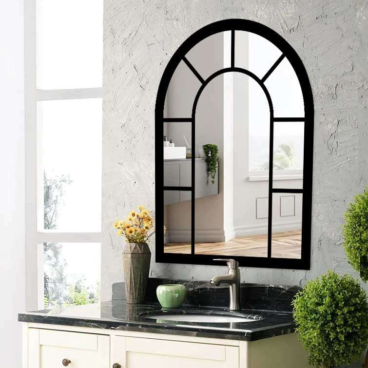 آینه سرویس بهداشتی طرح تاج F-100-80 آینه سرویس بهداشتی طرح تاج F-100-80