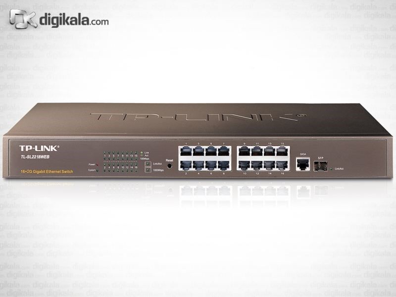 تی پی لینک سوئیچ 18 پورت مدیریتی وب اسمارت TL-SL2218WEB_V1 main 1 1