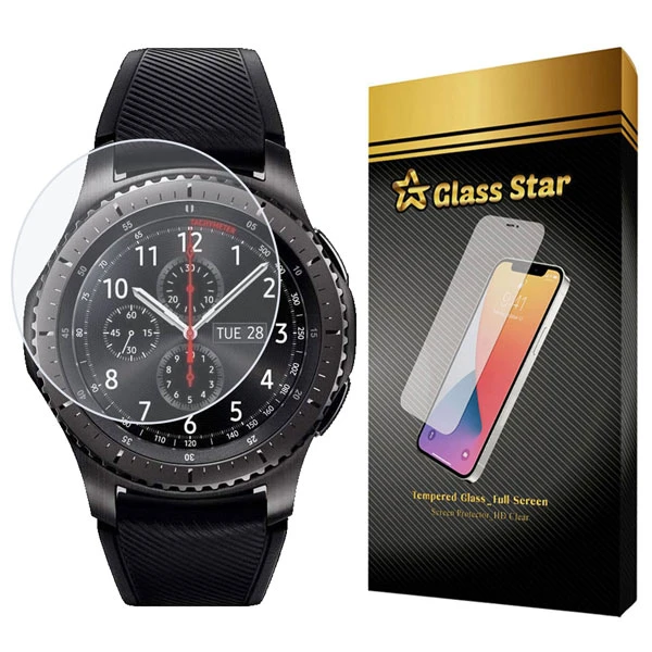 محافظ صفحه نمایش سیمپل گلس استار مدل SIMWATCHS مناسب برای ساعت هوشمند سامسونگ Gear S3