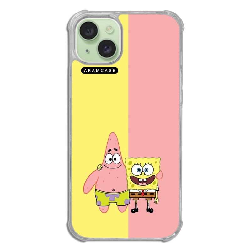 کاور آکام مدل AMC-WTA15PLUS-SPONGE BOB6 مناسب برای گوشی موبایل اپل iPhone 15 Plus