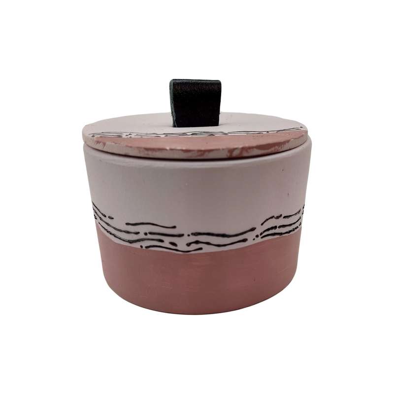 شمع دست ساز مدل لموریا 02