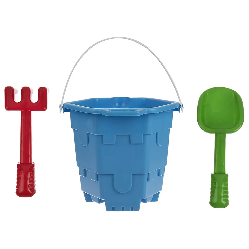 ست شن بازی زرین تویز مدل Buckets Sea Castle E6