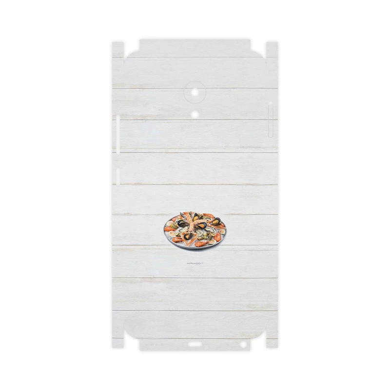 برچسب پوششی ماهوت مدل Seafood-FullSkin مناسب برای گوشی موبایل میزو M5