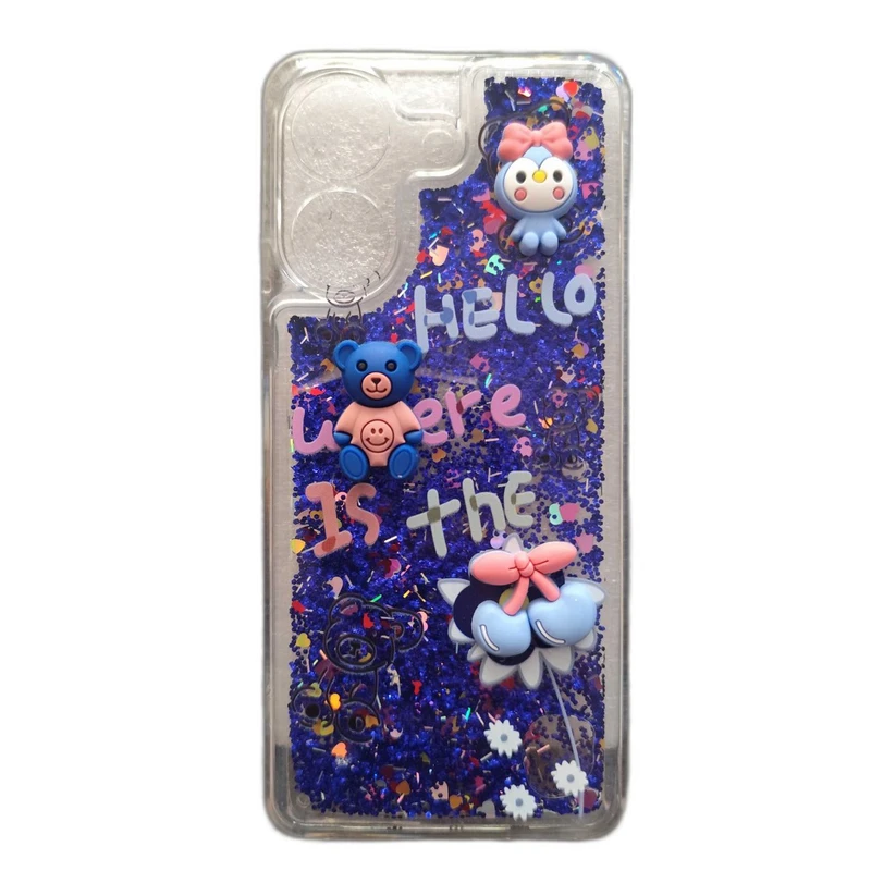 کاور مدل عروسکی آکواریومی مناسب برای گوشی موبایل شیائومی Redmi 13C و Poco C65