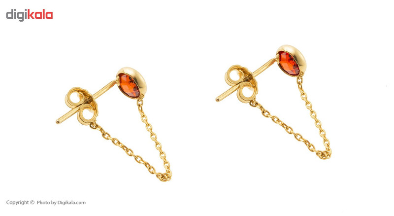 گوشواره طلا 18 عیار ماهک مدل ME0595 - مایا ماهک