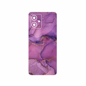 MAHOOT Purple Marble Cover Sticker for Motorola Moto G54