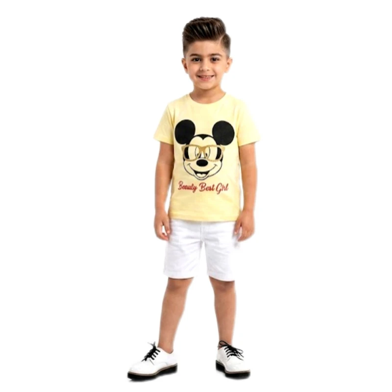 تی‌شرت آستین کوتاه بچگانه مدل Mickey Mouse