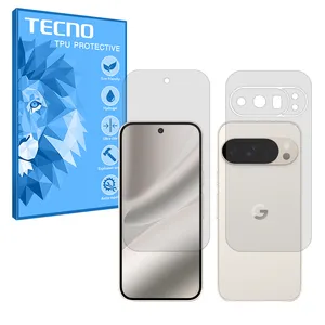 Tecno Resistant model transparent screen protector suitable for Google Pixel 10 Pro mobile phone along with the back protector