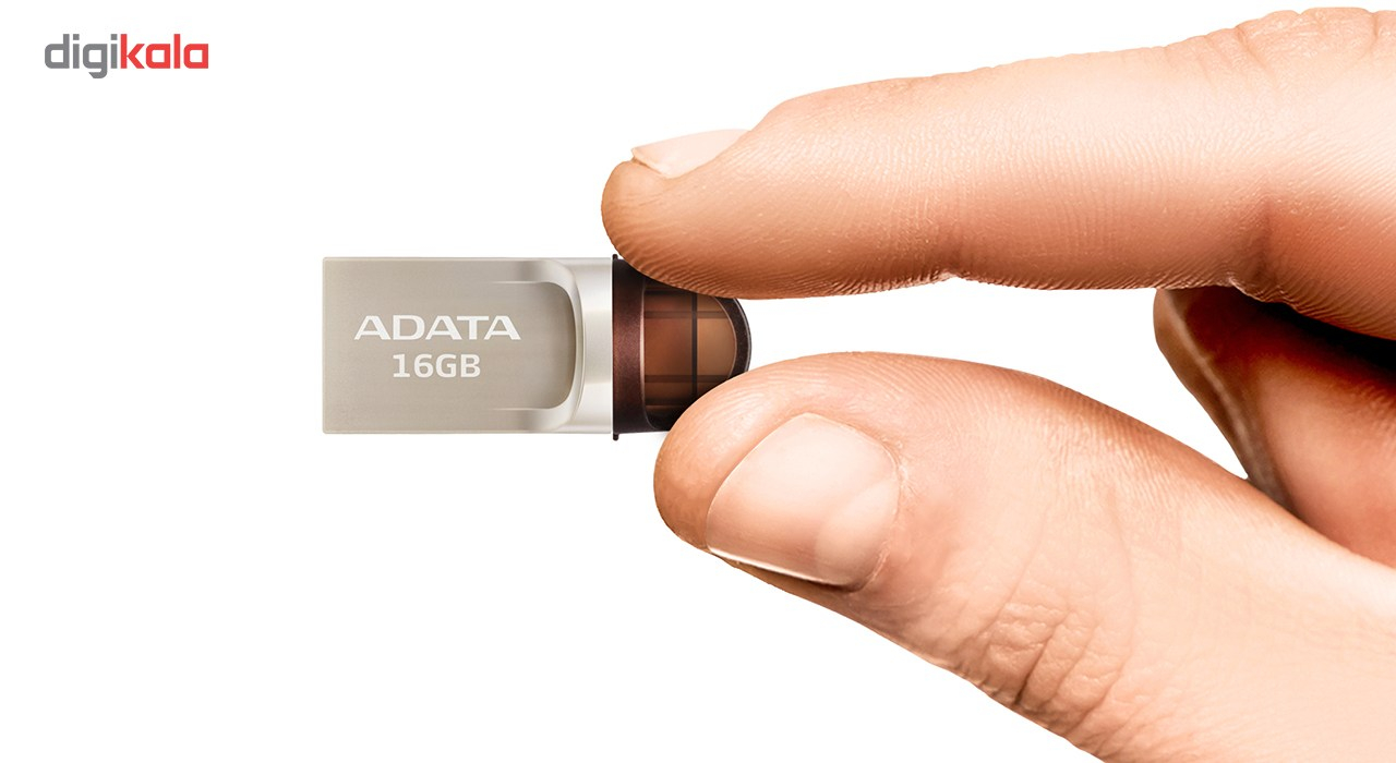 فلش مموری OTG ای دیتا مدل UC370 ظرفیت 16 گیگابایت