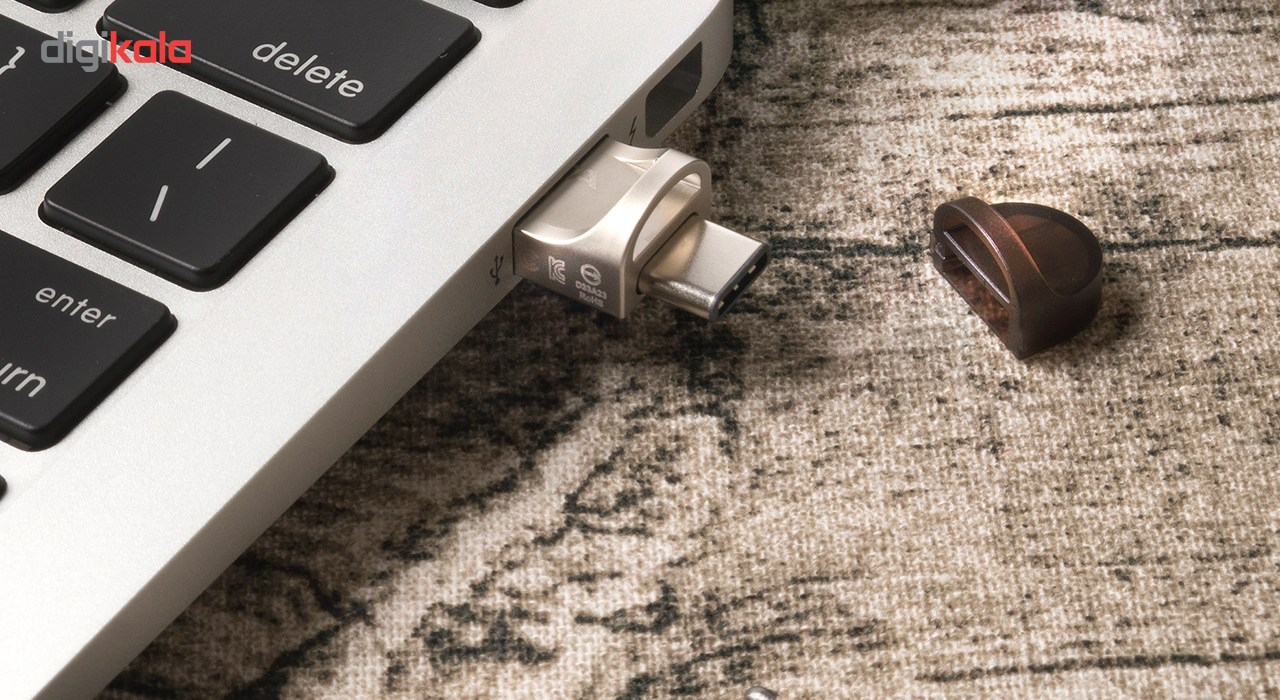 فلش مموری OTG ای دیتا مدل UC370 ظرفیت 16 گیگابایت