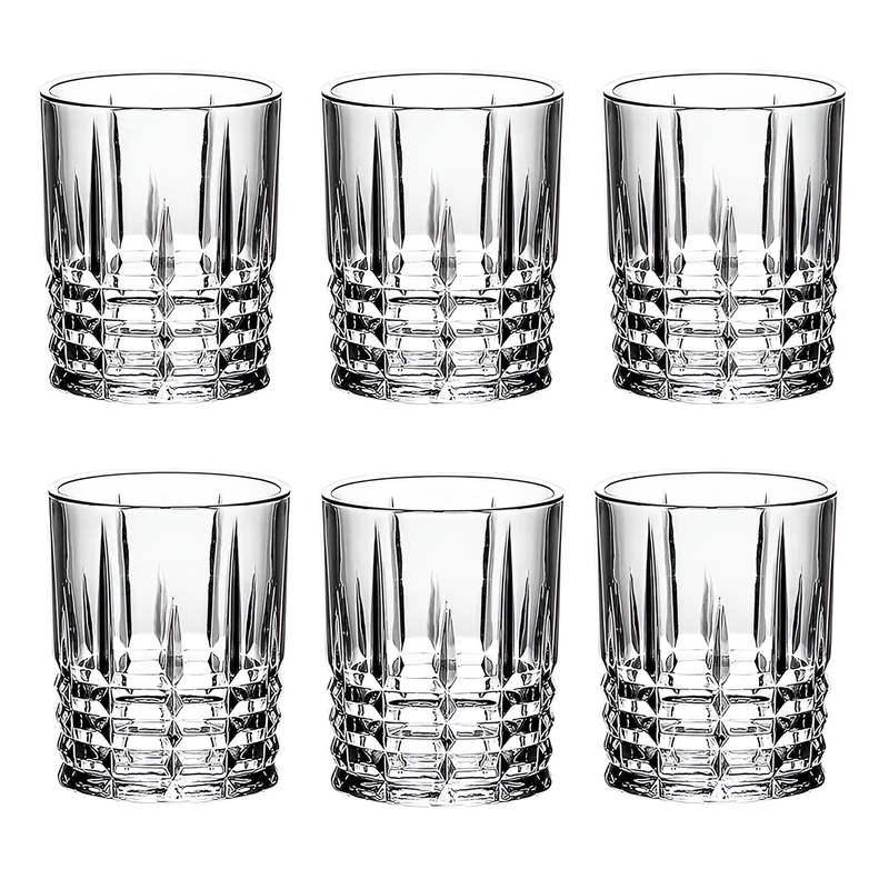 لیوان شیشه و بلور اصفهان مدل آرکا بسته 6 عددی