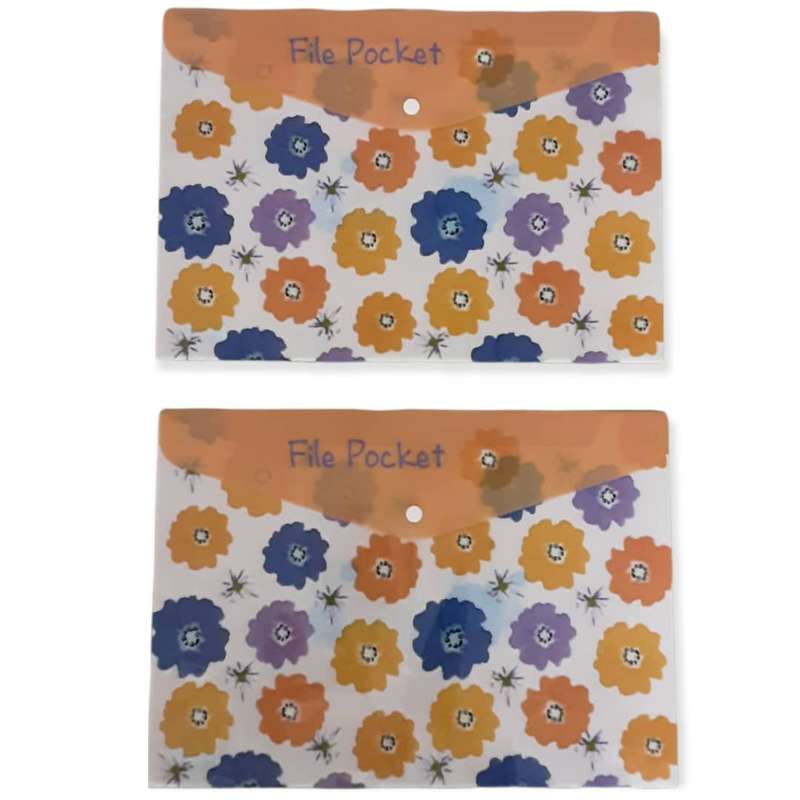 پوشه دکمه دار مدل A4-503 بسنه 2 عددی