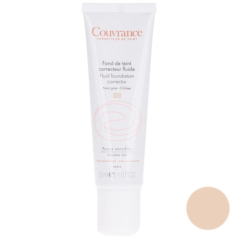 کرم پودر اون سری Courvrance مدل Natural شماره 02 حجم 30 میلی لیتر