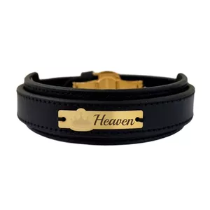 دستبند طلا 18 عیار مردانه لیردا مدل کلمه Heaven