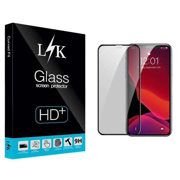 محافظ صفحه نمایش سرامیکی ال کی مدل +HD مناسب برای گوشی موبایل اپل iPhone 12 Pro Max