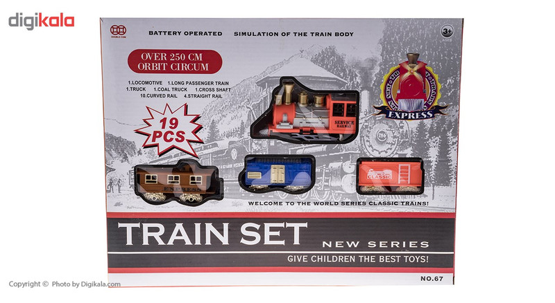 قطار اسباب بازی مدل Train Set 01 قطار اسباب بازی مدل Train Set 01