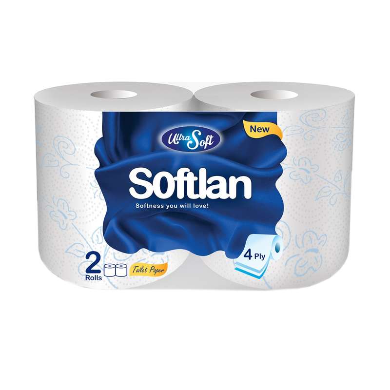 دستمال توالت سافتلن بسته 2 عددی دستمال توالت سافتلن بسته 2 عددی