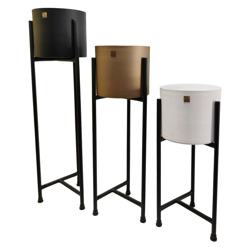 استند گلدان مدل flw-001 مجموعه 3 عددی