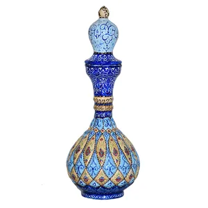 تنگ مسی میناکاری شده سی دا کد MI07002 ارتفاع 20 سانتی متر