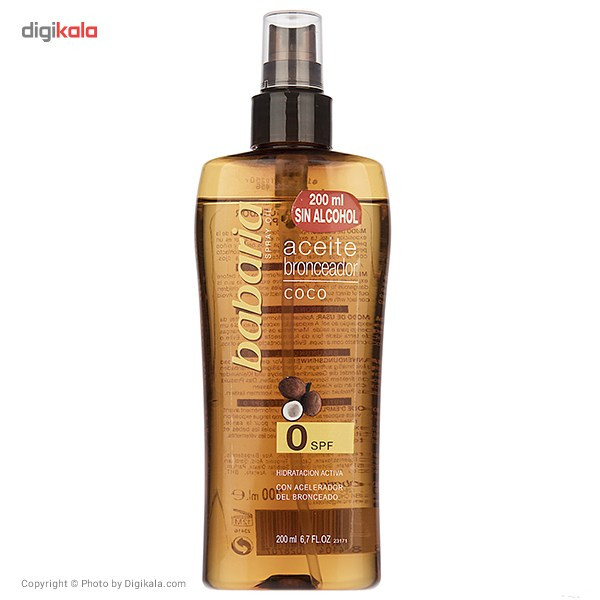 روغن برنز کننده باباریا مدل Coco حجم 200 میلی لیتر
