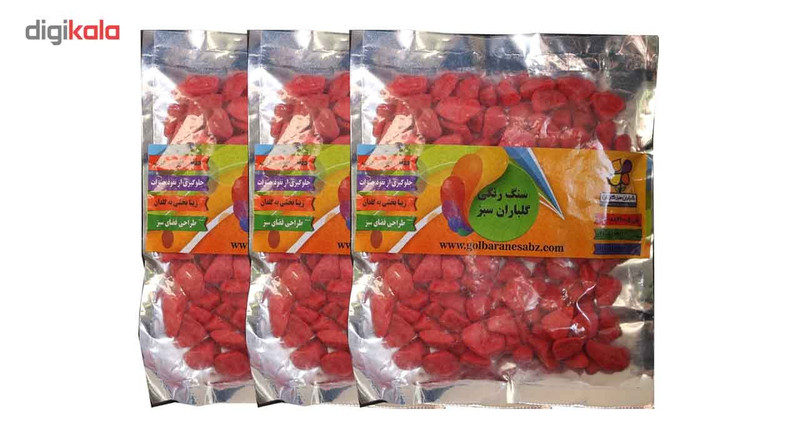 سنگ رنگی شرکت گلباران سبز گیلان کد 04 بسته 3 عددی سنگ رنگی شرکت گلباران سبز گیلان کد 04 بسته 3 عددی