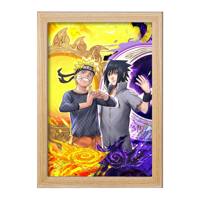 تابلو خندالو مدل اوزوماکی و ساسکه انیمه ناروتو Naruto  کد 4914