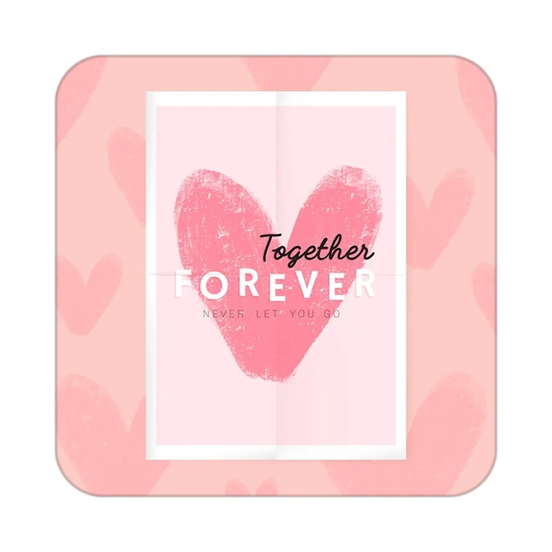 زیر لیوانی کاکتی طرح عاشقانه مدل mp39992