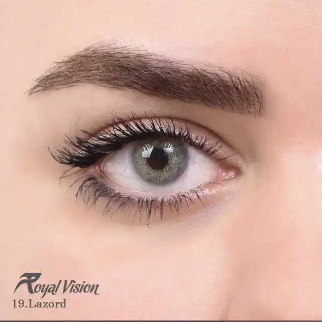 لنز چشم رویال ویژن شماره 19 مدل Lazord رنگ سبز خاکستری روشن