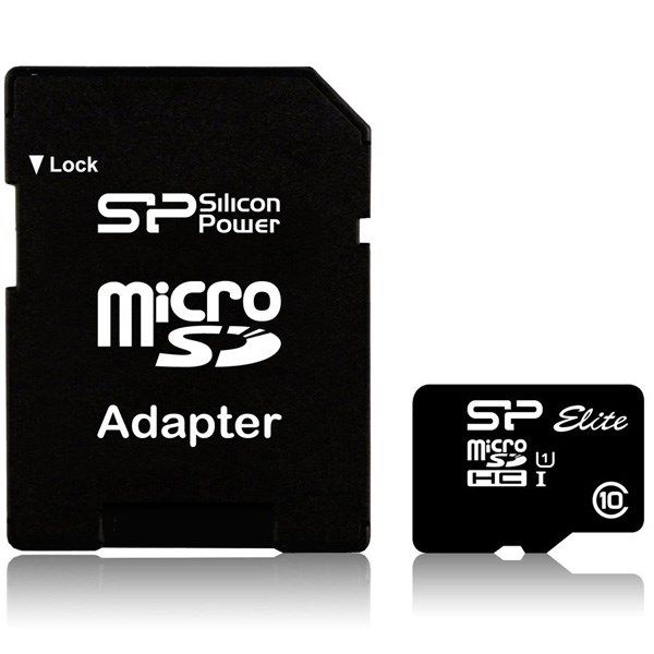 کارت حافظه سیلیکون پاور مدل Elite کلاس 10 استاندارد UHS-I U1 سرعت40MB/s همراه با آداپتور تبدیل – 64GB کارت حافظه سیلیکون پاور مدل Elite کلاس 10 استاندارد UHS-I U1 سرعت40MB/s همراه با آداپتور تبدیل – 64GB