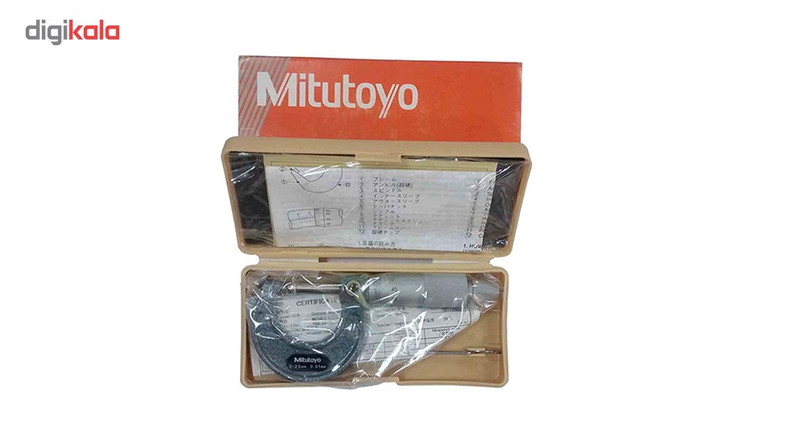 میکرومتر خارج سنج ورنیه میتوتویو مدل 137-103 گستره 25-0 میلیمتر