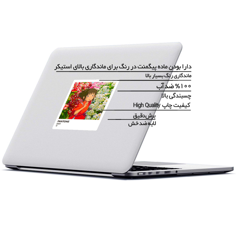 استیکر لپ تاپ ماسا دیزاین طرح pantone مدل STK1001
