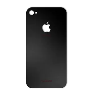 MAHOOT Black-color-shades Special Texture Sticker for iPhone 4s