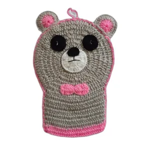 لیف حمام کودک مدل خرس مهربان