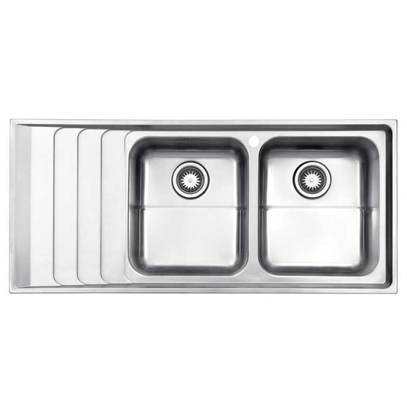 سینک استیل البرز مدل 734-R توکار