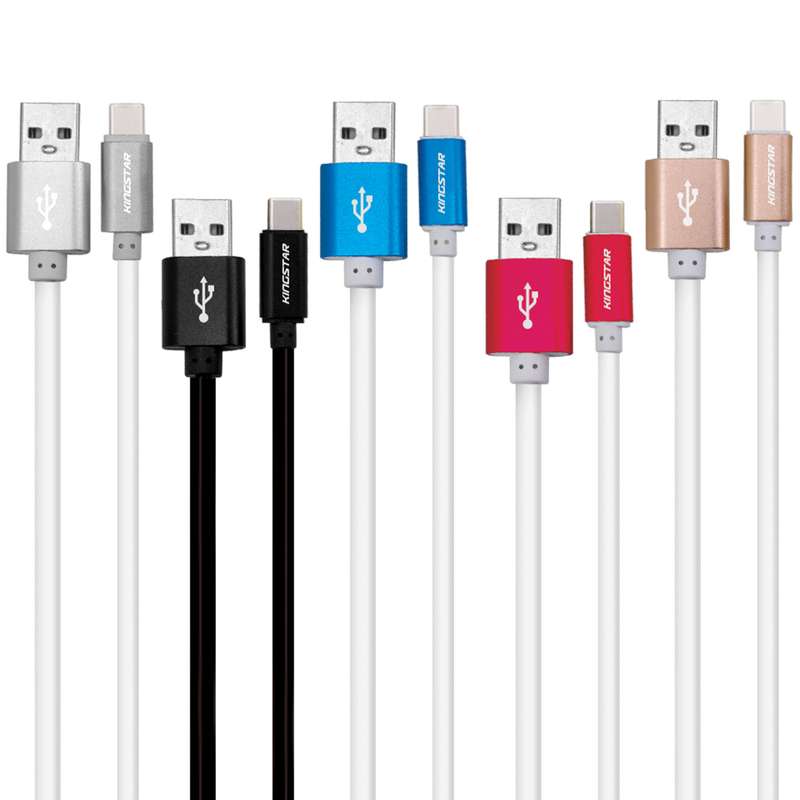 کابل تبدیل USB به USB-C کینگ استار مدل k71 c طول 1 متر بسته 5 عددی