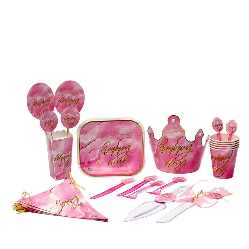 تم تولد مدل الماس طرح happy day کد 30 مجموعه 80 عددی 