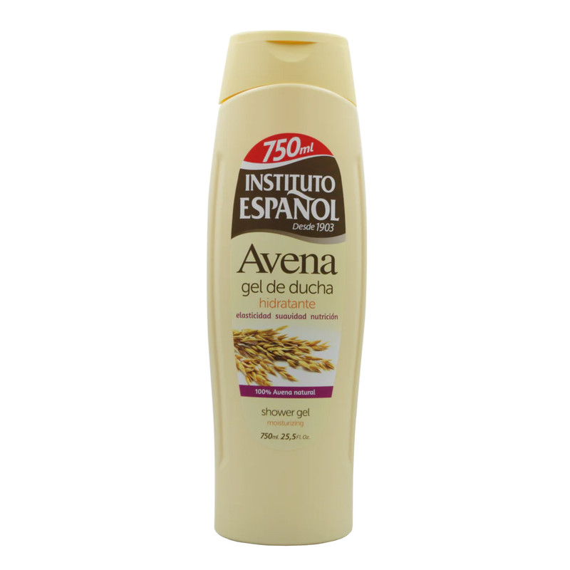 شامپو بدن انستیتو اسپانول مدل Avena با رایحه معتدل مناسب برای انواع پوست حجم 750 میلی لیتر