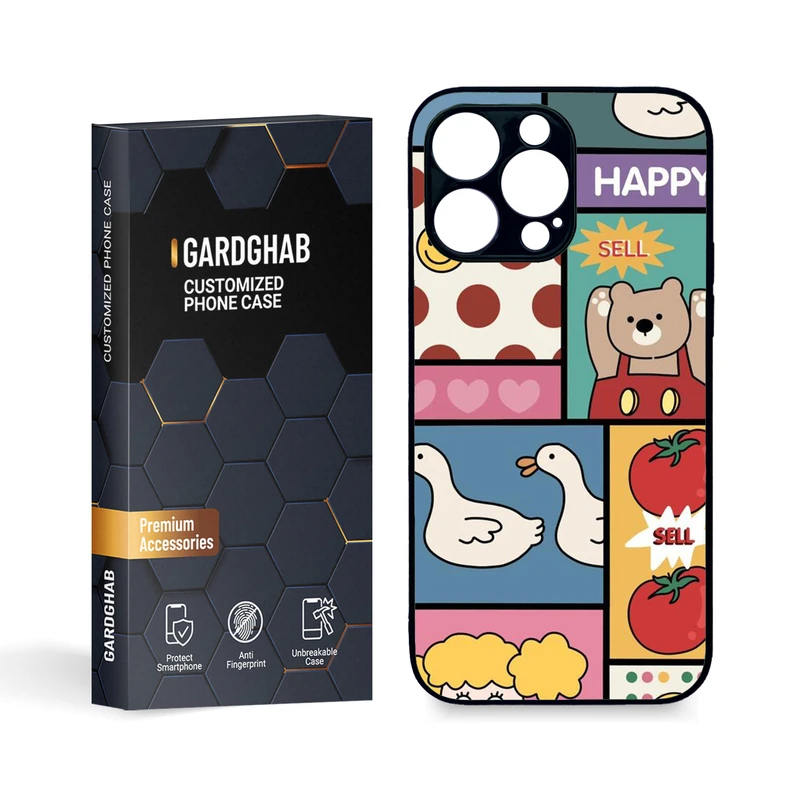  کاور گارد قاب مدل دخترانه مناسب برای گوشی موبایل اپل iphone14 promax