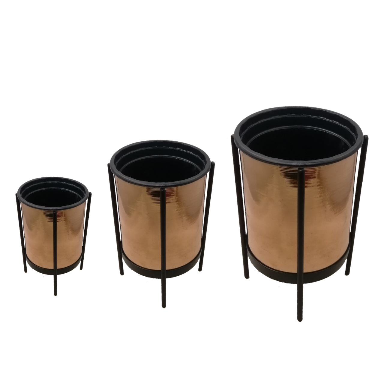 گلدان مسی مدل NT-990 مجموعه 3 عددی